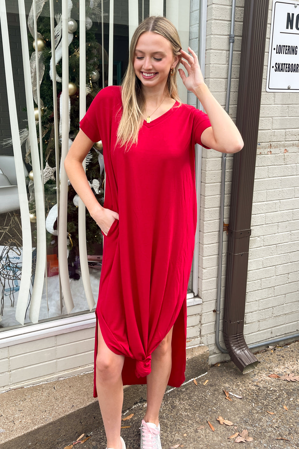 Size Medium Zenana Premium Gray Heather 3/4 Sleeve Dress – Best Friends  Consignment