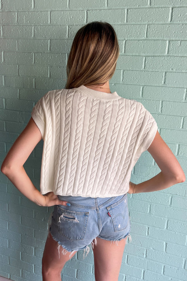 Classic Sweater Top-Cream