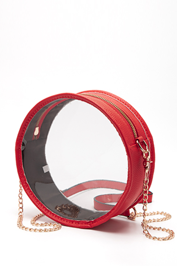 Round Clear Crossbody Stadium Bag