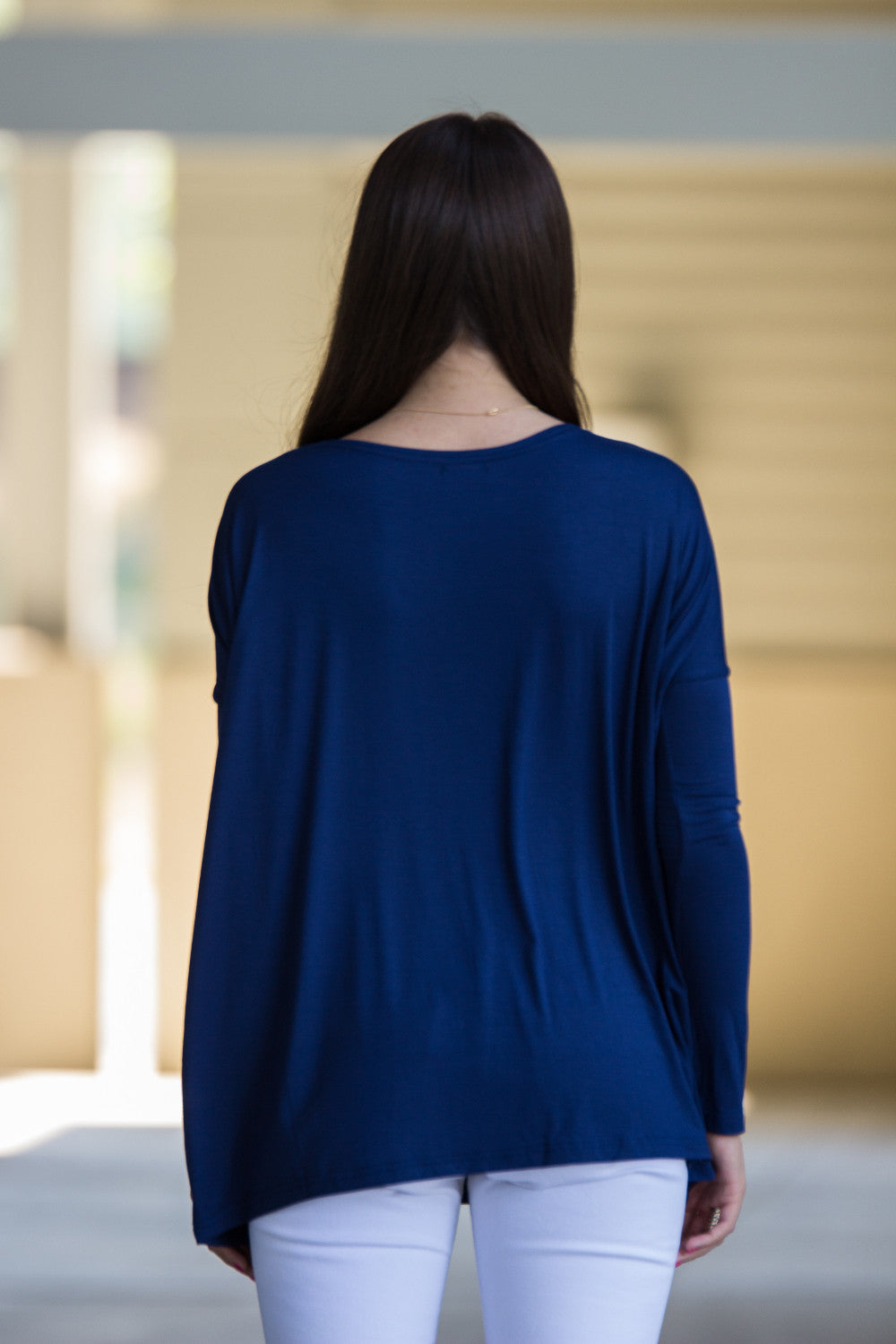 The Perfect Piko Top-Navy