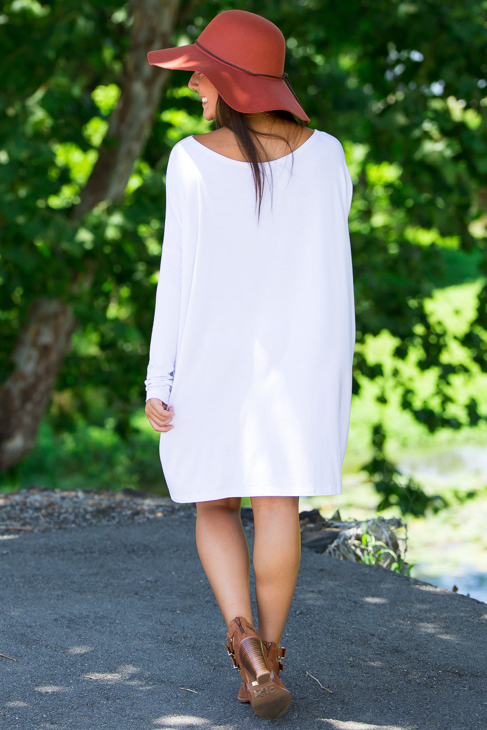 The Perfect Piko Tunic Top-White